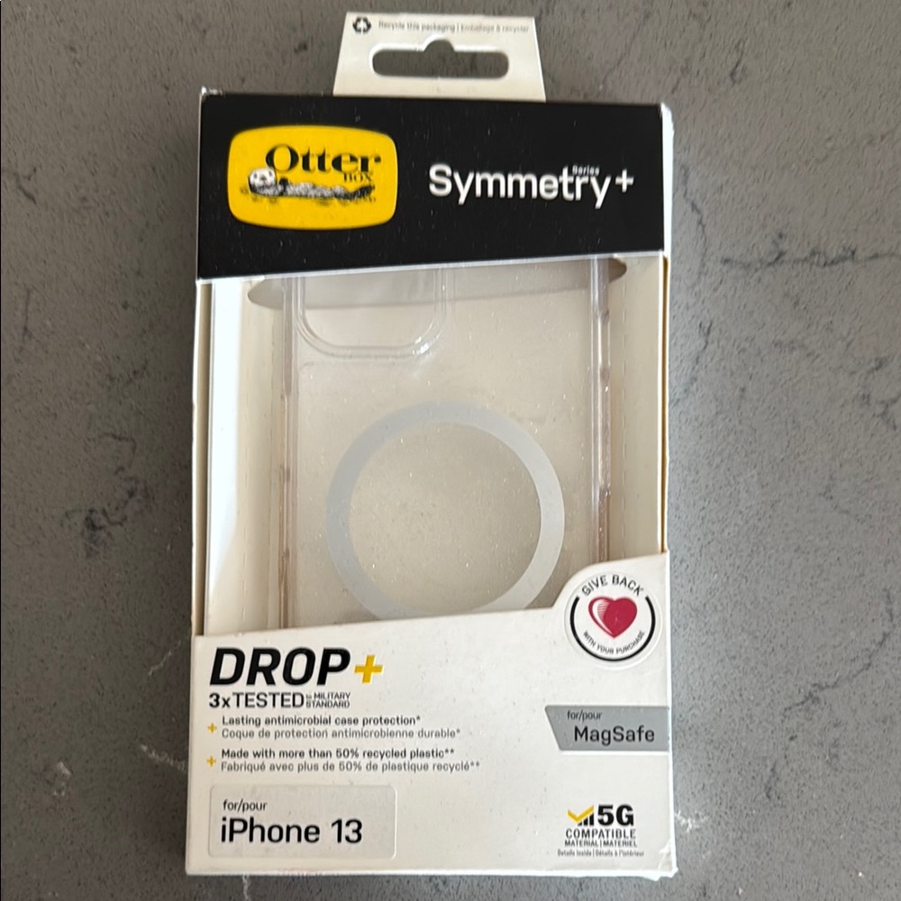 OtterBox Clear Shimmer Symmetry+ Case for iPhone 13